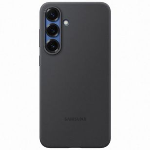 Samsung Original Silikon Cover Samsung Galaxy S25 Plus - Schwarz