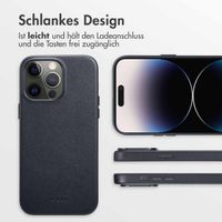 Accezz MagSafe Leather Backcover Apple iPhone 14 Pro Max - Onyx Black