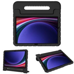 Accezz SchutzHülle mit Handgriff kindersicher Samsung Galaxy Tab S11 / S9 11.0 Zoll / S10 Lite / S10 FE / S9 FE 10.9 Zoll - Schwarz
