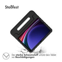 Accezz SchutzHülle mit Handgriff kindersicher Samsung Galaxy Tab S11 / S9 11.0 Zoll / S10 Lite / S10 FE / S9 FE 10.9 Zoll - Schwarz