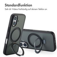 Accezz Ring Stand Backcover mit MagSafe Apple iPhone 17 - Schwarz