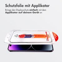 Accezz Gehärteter Glas-Schutz + Applikator Apple iPhone 14 Pro