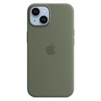 Apple Silikon-Case MagSafe Apple iPhone 14 - Dunkelgrün