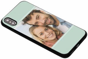 Gestalte deine eigene Apple iPhone Xs Max Gel Hülle - Schwarz