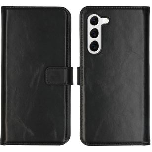 Selencia Echtleder Klapphülle Samsung Galaxy S23 - Schwarz