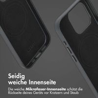 Accezz 2-in-1 Klapphülle aus Leder mit MagSafe Apple iPhone 15 Pro - Onyx Black
