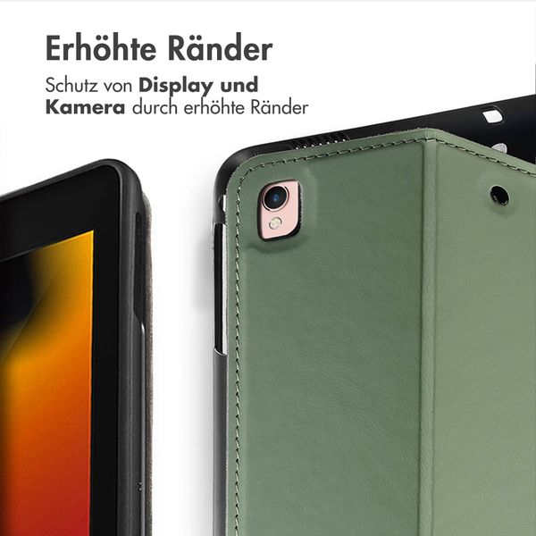 Accezz Classic Klapphülle Apple iPad 6 (2018) 9.7 Zoll / iPad 5 (2017) 9.7 Zoll / Air 2 (2014)/Air 1 (2013) - Grün