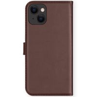 Selencia Echtleder Klapphülle Apple iPhone 13 Mini - Braun