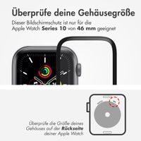 Accezz 2x Displayschutzfolie mit Applikator für die Apple Watch Series 10 / 11 / 12 - 46 mm