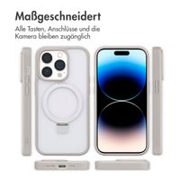 Accezz Ring Stand Backcover mit MagSafe Apple iPhone 14 Pro - Grau