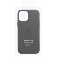Apple Leder-Case MagSafe Apple iPhone 12 Mini - Schwarz