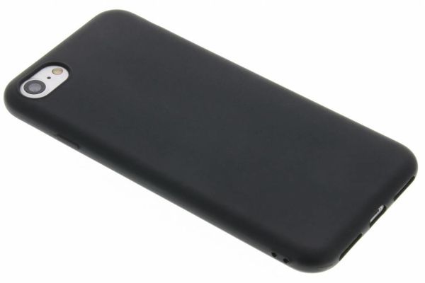 Accezz Color TPU Hülle Apple iPhone SE (2022 / 2020) / 8 / 7 - Schwarz