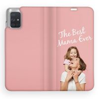 Gestalte deine eigene Compact Gel Klapphülle Samsung Galaxy A71 - Weiß
