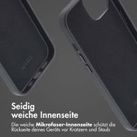 Accezz MagSafe Leather Backcover Apple iPhone 14 - Onyx Black