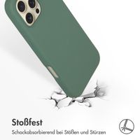 Accezz Liquid Silikoncase mit MagSafe Apple iPhone 16 Pro Max - Dunkelgrün