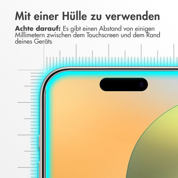 Accezz Displayschutz 2er-pack aus gehärtetem Glas Apple iPhone 18 Pro / 17 Pro / 17 / 16 Pro