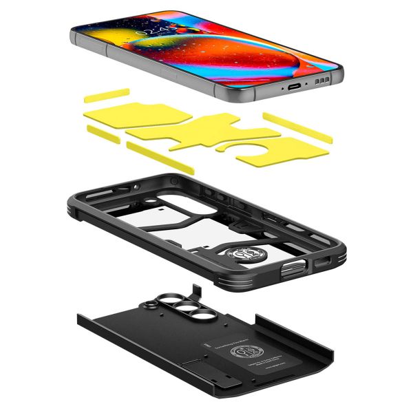 Spigen Tough Armor Backcover Samsung Galaxy S23 - Schwarz