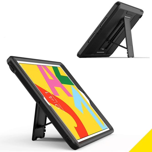 Accezz Robustes Back Case Apple iPad 9 (2021) 10.2 Zoll / iPad 8 (2020) 10.2 Zoll / iPad 7 (2019) 10.2 Zoll - Schwarz