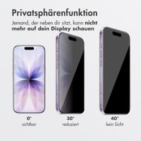 Accezz Sichtschutz-Schutzglas mit Applikator Apple iPhone 17