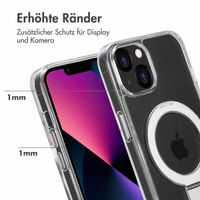 Accezz Ring Stand Backcover mit MagSafe Apple iPhone 13 - Transparent