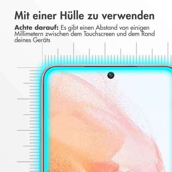 Accezz Displayschutz 2er-pack aus gehärtetem Glas Samsung Galaxy S21