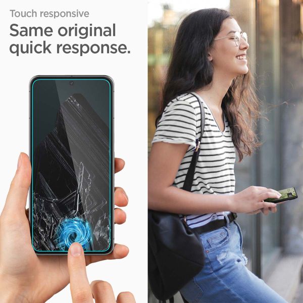 Spigen GLAStR Fit Displayschutzfolie 2er-Pack + Applicator Google Pixel 8 Pro