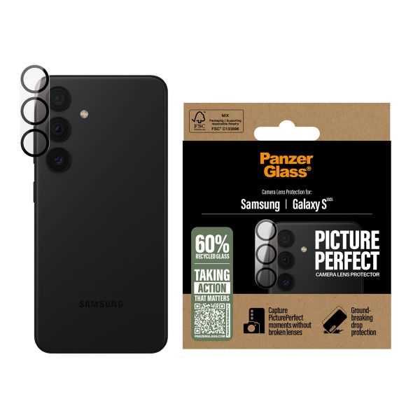 PanzerGlass PicturePerfect Kameralinsenschutz Samsung Galaxy S25 - Transparent