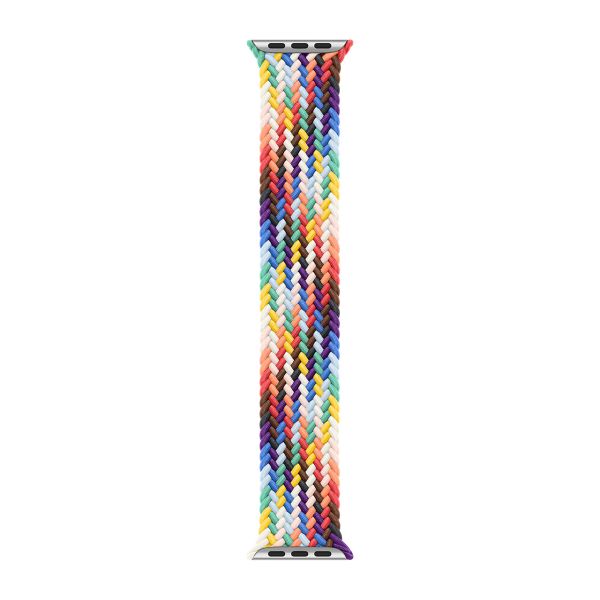 Apple Geflochtenes Solo Loop für  Apple Watch | 38/40/41/42 mm - Größe 6 - Pride Edition
