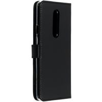 Selencia Echtleder Klapphülle OnePlus 7 Pro - Schwarz
