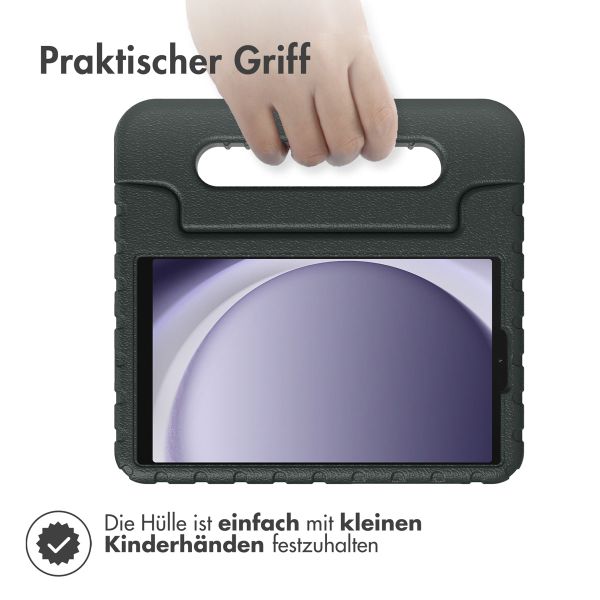 Accezz SchutzHülle mit Handgriff kindersicher Samsung Galaxy Tab A11 / A9 8.7 Zoll - Schwarz