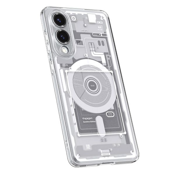 Spigen Ultra Hybrid Zero One MagFit case Samsung Galaxy S25 Edge - Weiß