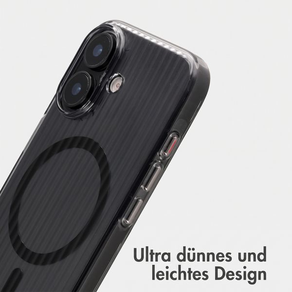 Accezz Lite Backcover mit MagSafe | Fluted | Apple iPhone 17 - Glossy Black