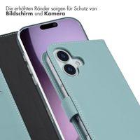 Selencia Echtleder Klapphülle Apple iPhone 17 - Air Blue