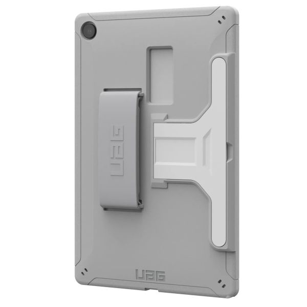 UAG Scout Healthcare backcover mit Ständer und Strap Samsung Galaxy Tab A9 Plus - Weiß / Grau