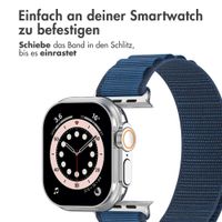 Accezz Nylon Alpine Armband für Apple Watch | 44/45/46/49 mm - Dark Blue