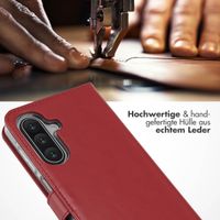 Selencia Echtleder Klapphülle Samsung Galaxy A18 (4G) / A17 (4G/5G) - Rot