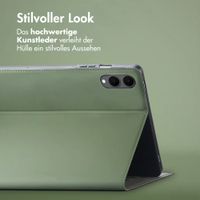 Accezz Classic Klapphülle Samsung Galaxy Tab S11 / S12 Ultra - Grün