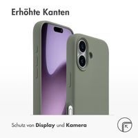 Accezz Liquid Silikoncase mit MagSafe Apple iPhone 17 - Cooper Green