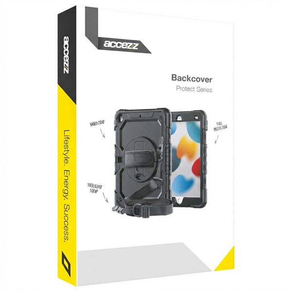 Accezz Robustes Back Cover mit Schultergurt Samsung Galaxy Tab S11 - Schwarz