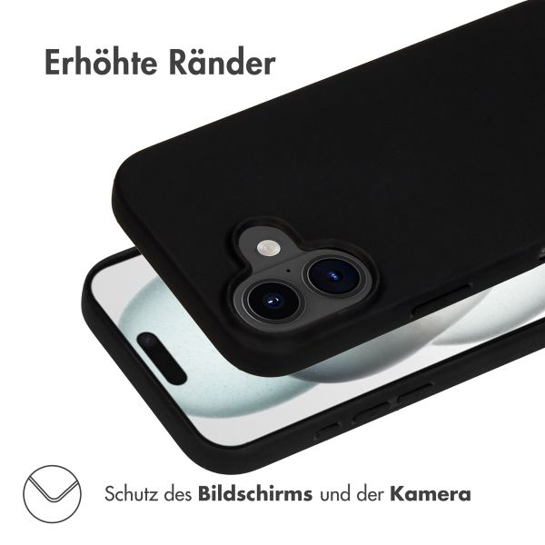 Accezz Color TPU Hülle Apple iPhone 16 - Schwarz