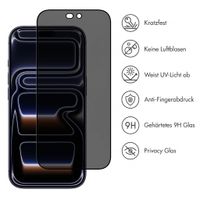 Accezz Privacy Displayschutz aus gehärtetem Glas Apple iPhone 18 Pro