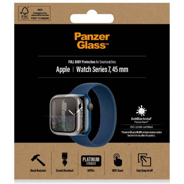 PanzerGlass Full Body Case Apple Watch 7 / 8 / 9 - 45 mm - Transparent