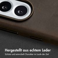 Accezz Vintage Leather Magsafe Backcover Samsung Galaxy A56 - Rustic Brown