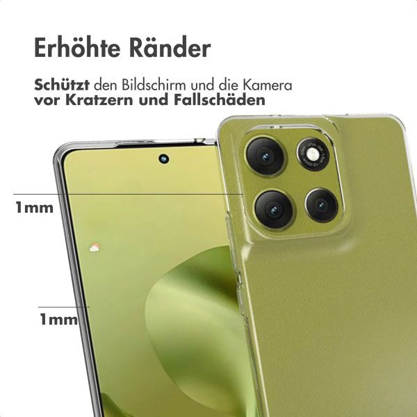 Accezz Clear TPU Backcover Motorola Moto G86 Power - Transparent