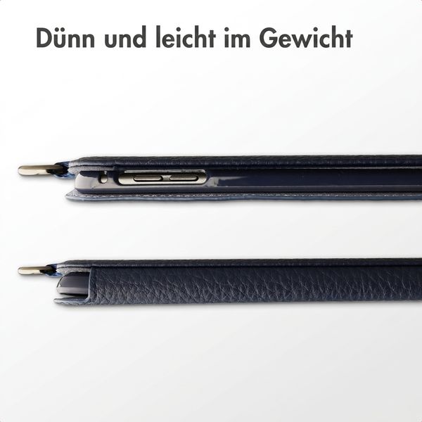 Accezz Dreifach Bookcase mit Handschlaufe Apple iPad Mini 5 (2019) / Mini 4 (2015) - Dunkelblau