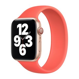 Apple Silikon Solo Loop für  Apple Watch | 44/45/46/49 mm - Größe 10 - Pink Citrus
