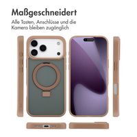 Accezz Ring Stand Backcover mit MagSafe Apple iPhone 17 Pro - Braun