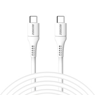 Accezz USB-C- auf USB-C-Kabel - 2 m - Weiß