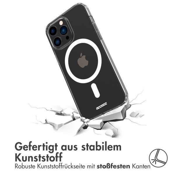 Accezz Clear Backcover mit MagSafe Apple iPhone 14 Pro - Transparent
