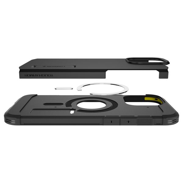 Spigen Tough Armor Backcover MagSafe Apple iPhone 16 Pro - Schwarz